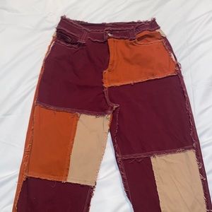 Patchwork pants